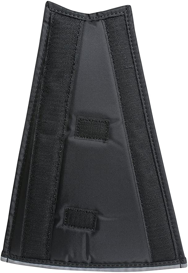 The Original Black Comfy Cone Soft Pet Recovery Collar by All Four Paws