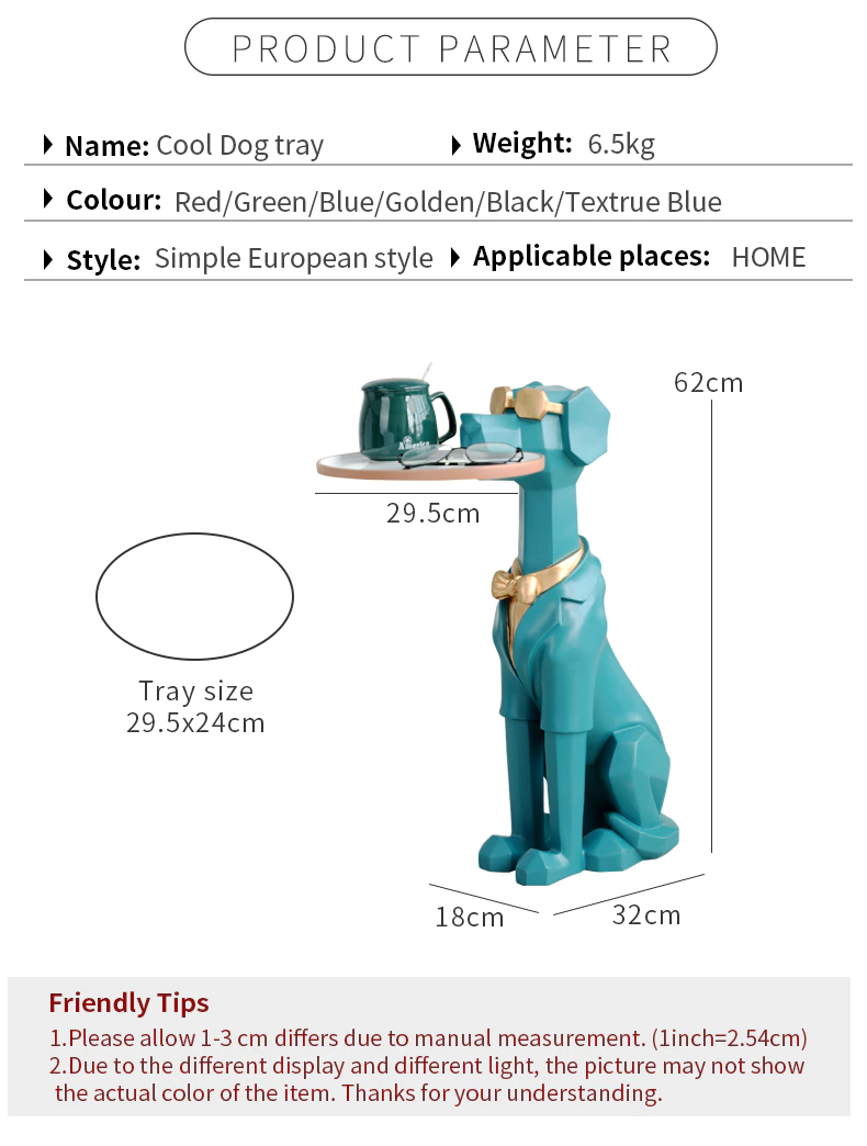 Doggo Butler with small tray