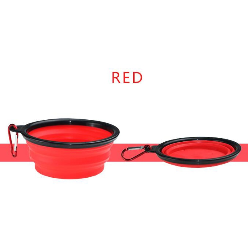 Collapsible Silicone Dog Bowl, 350ml/ 650ml/ 1000ml
