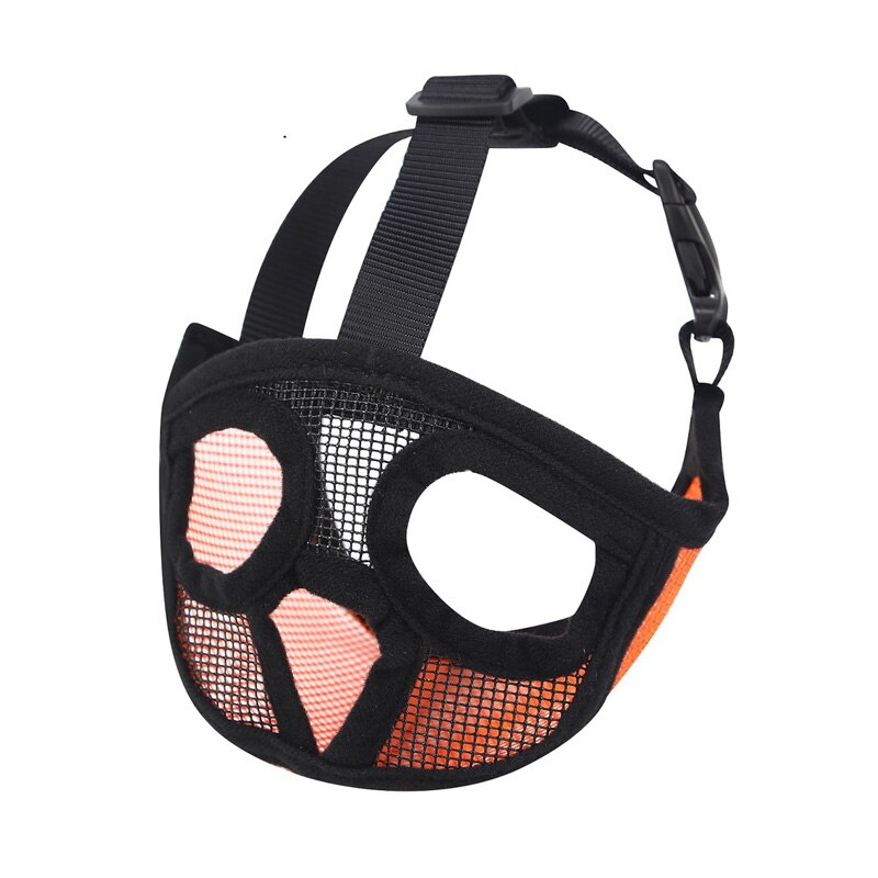 Adjustable Breathable Mesh Dog Muzzles for Short Snout Breeds