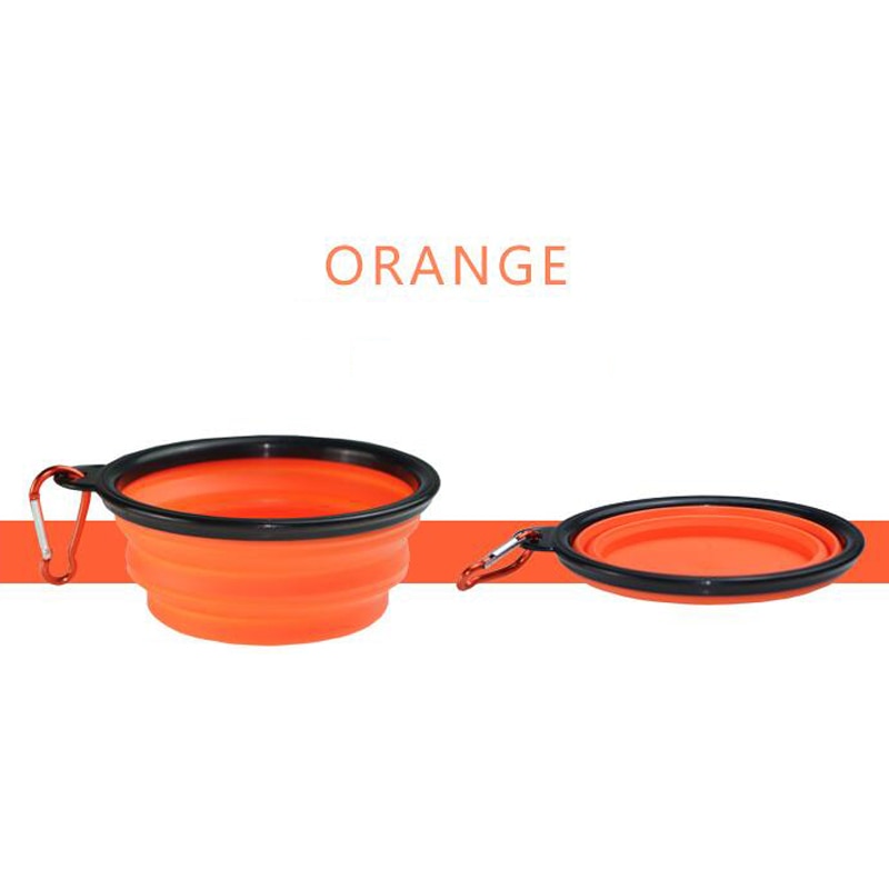 Collapsible Silicone Dog Bowl, 350ml/ 650ml/ 1000ml