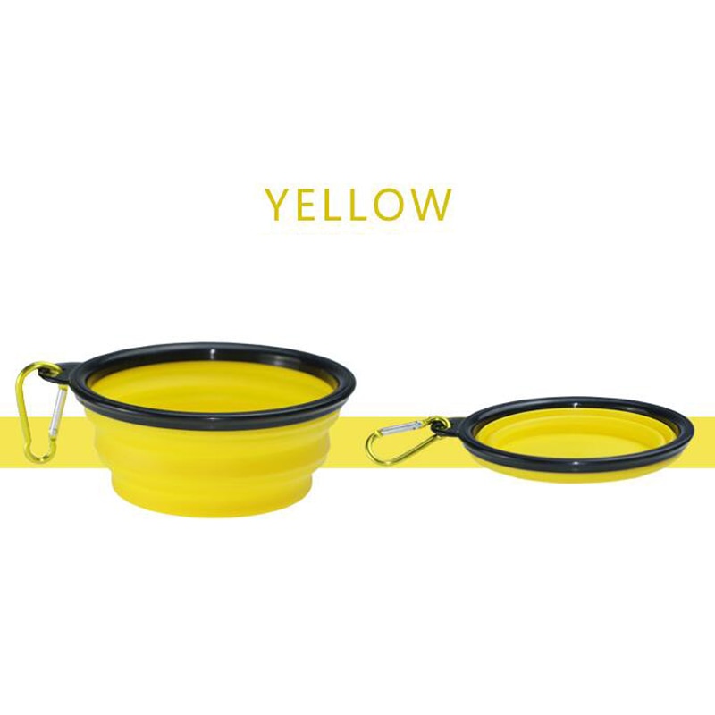 Collapsible Silicone Dog Bowl, 350ml/ 650ml/ 1000ml