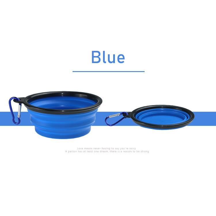 Collapsible Silicone Dog Travel Bowl, 350ml