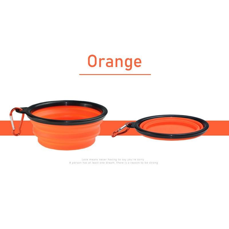 Collapsible Silicone Dog Travel Bowl, 350ml
