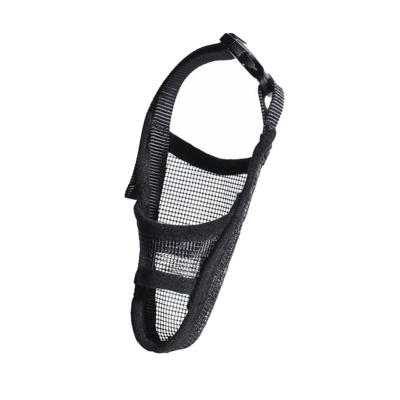 Adjustable Breathable Mesh Dog Muzzle for Regular and Long Snout Breeds