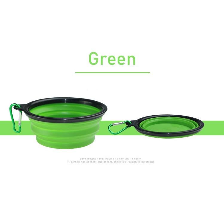 Collapsible Silicone Dog Travel Bowl, 350ml