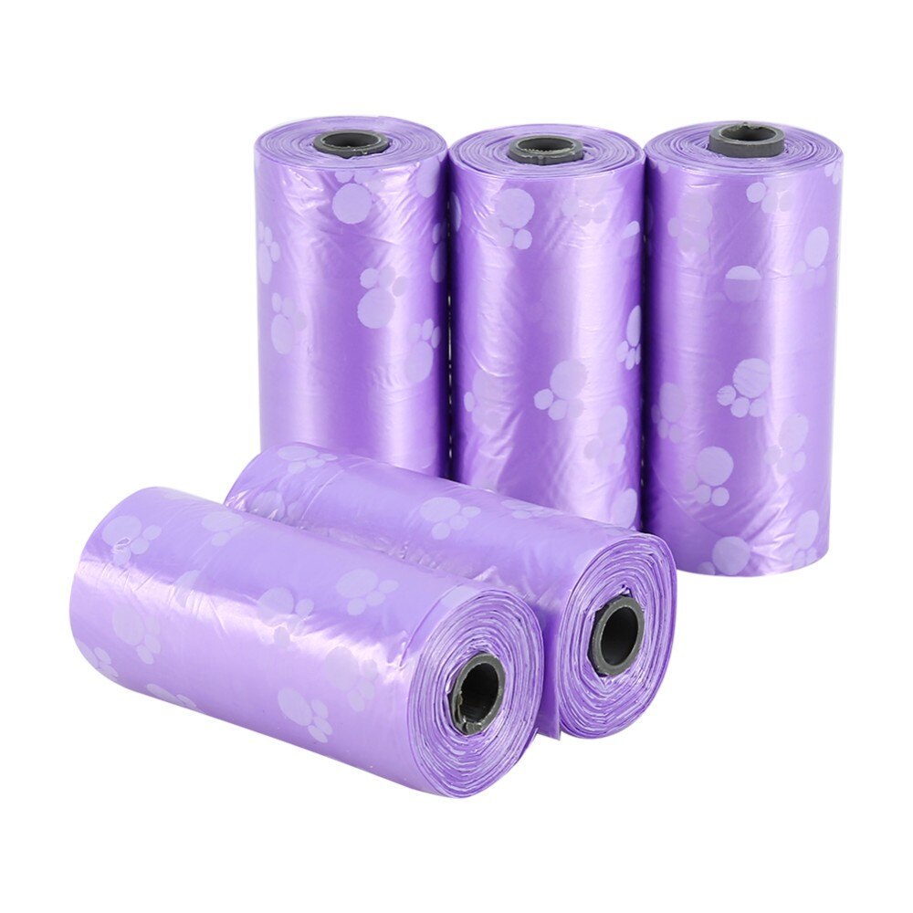 Dog Poop Bags with free bone dispenser (min 50 Rolls, bag size 22cmX28cm for small dogs)