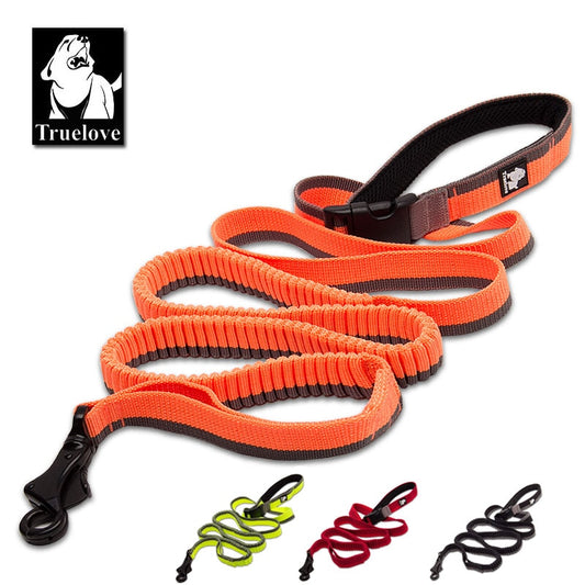 Truelove Dog Running Bungee Leash (Hand-held & Waist-worn)
