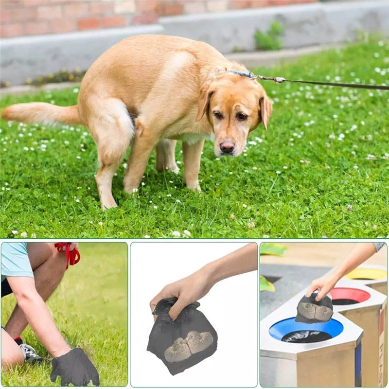 Dog Poop Bags with free bone dispenser (min 50 Rolls, bag size 22cmX28cm for small dogs)