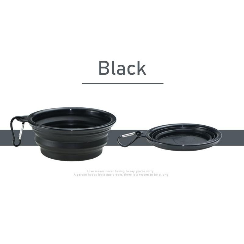 Collapsible Silicone Dog Travel Bowl, 350ml