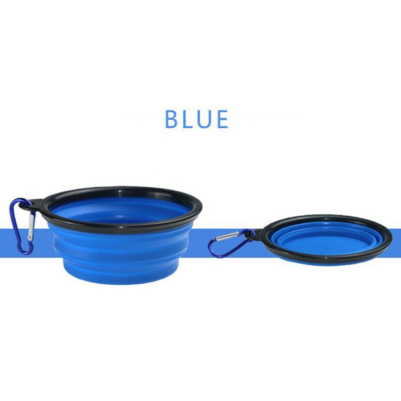 Collapsible Silicone Dog Bowl, 350ml/ 650ml/ 1000ml