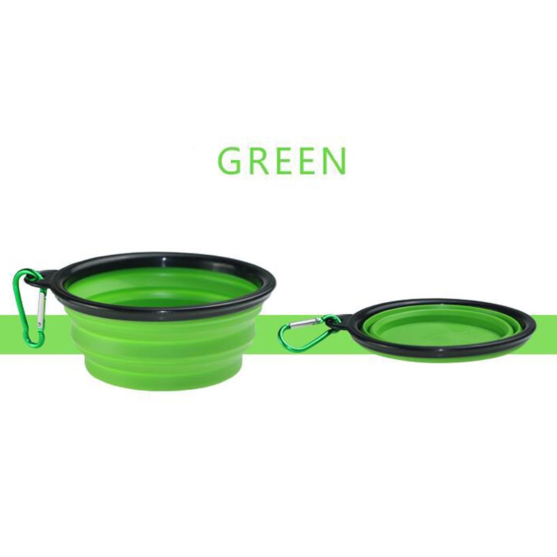 Collapsible Silicone Dog Bowl, 350ml/ 650ml/ 1000ml
