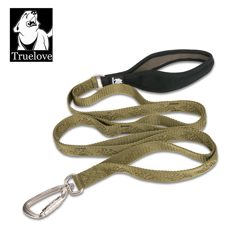 TRUELOVE Nylon Multi-Loop Dog Leash with Carabiner Hook