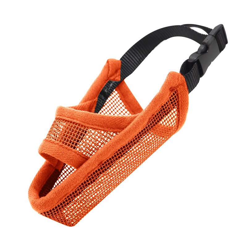 Adjustable Breathable Mesh Dog Muzzle for Regular and Long Snout Breeds