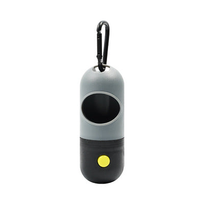 Sky Blue Poop Bag Dispenser with LED Flashlight