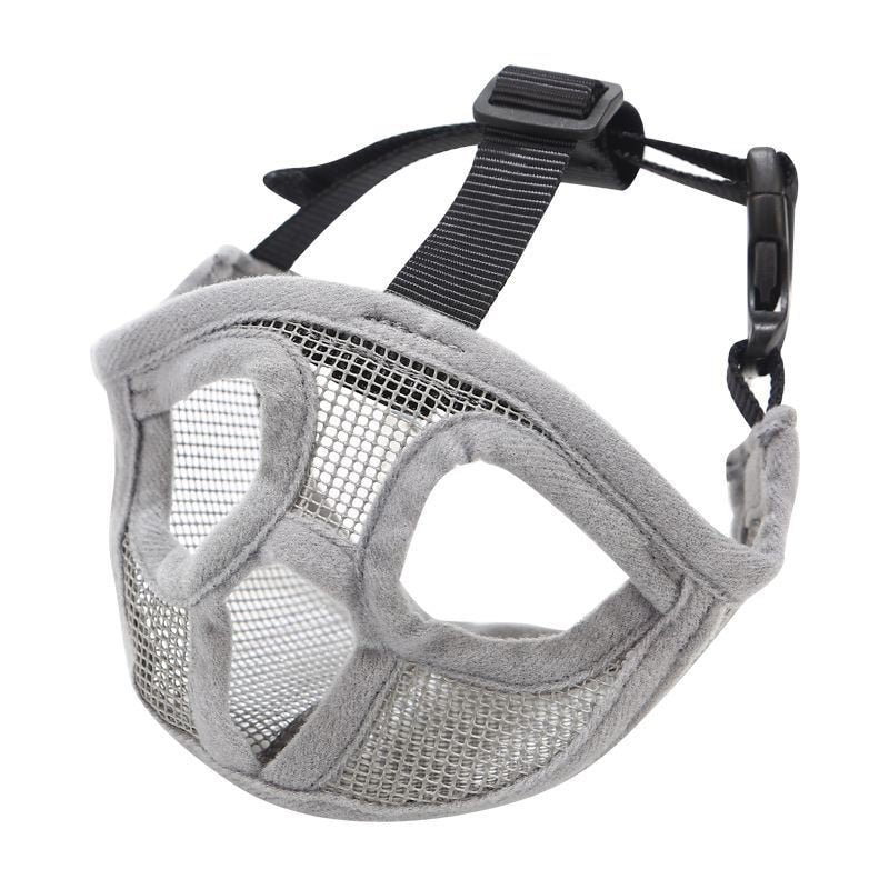 Adjustable Breathable Mesh Dog Muzzles for Short Snout Breeds
