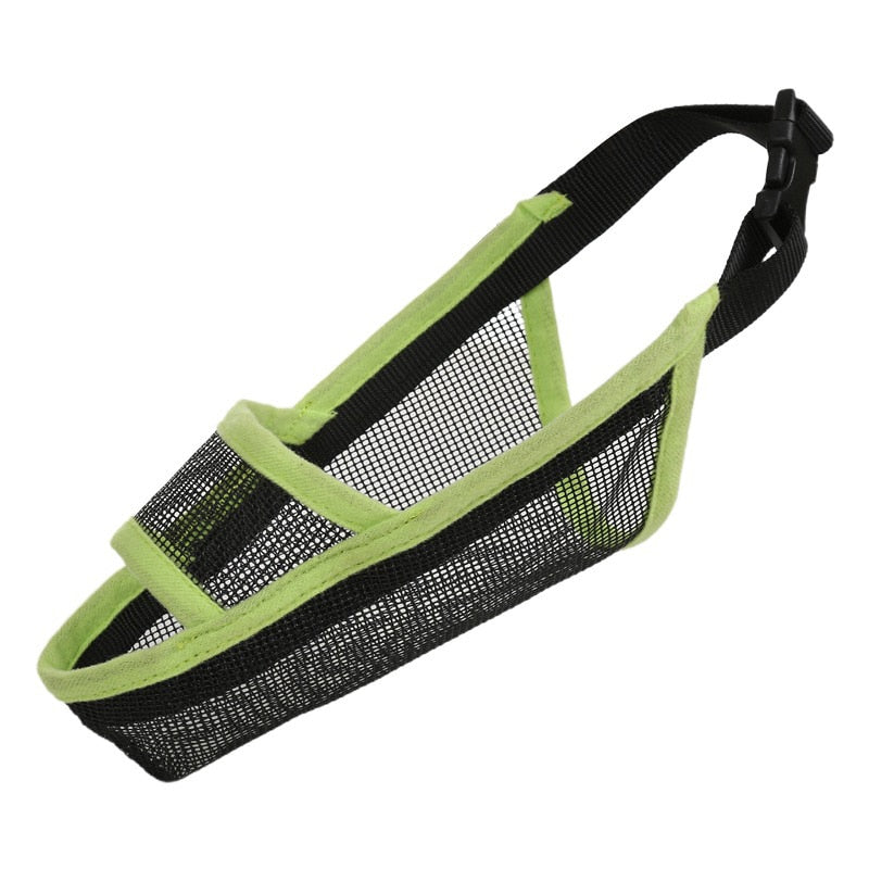 Adjustable Breathable Mesh Dog Muzzle for Regular and Long Snout Breeds