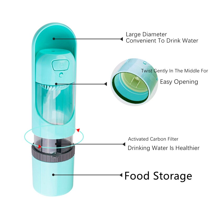 Standard and Superior Dog Travel Slider Bottle