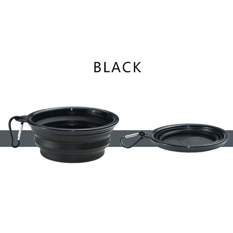 Collapsible Silicone Dog Bowl, 350ml/ 650ml/ 1000ml