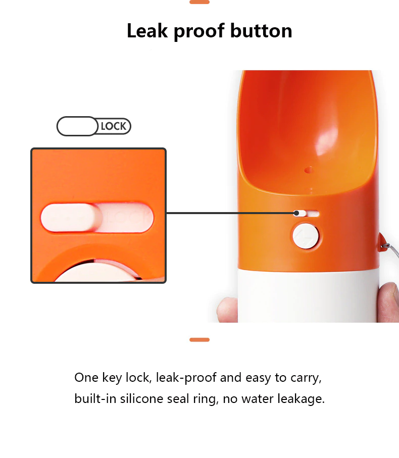 Rocket Water and Feed Travel Bottle