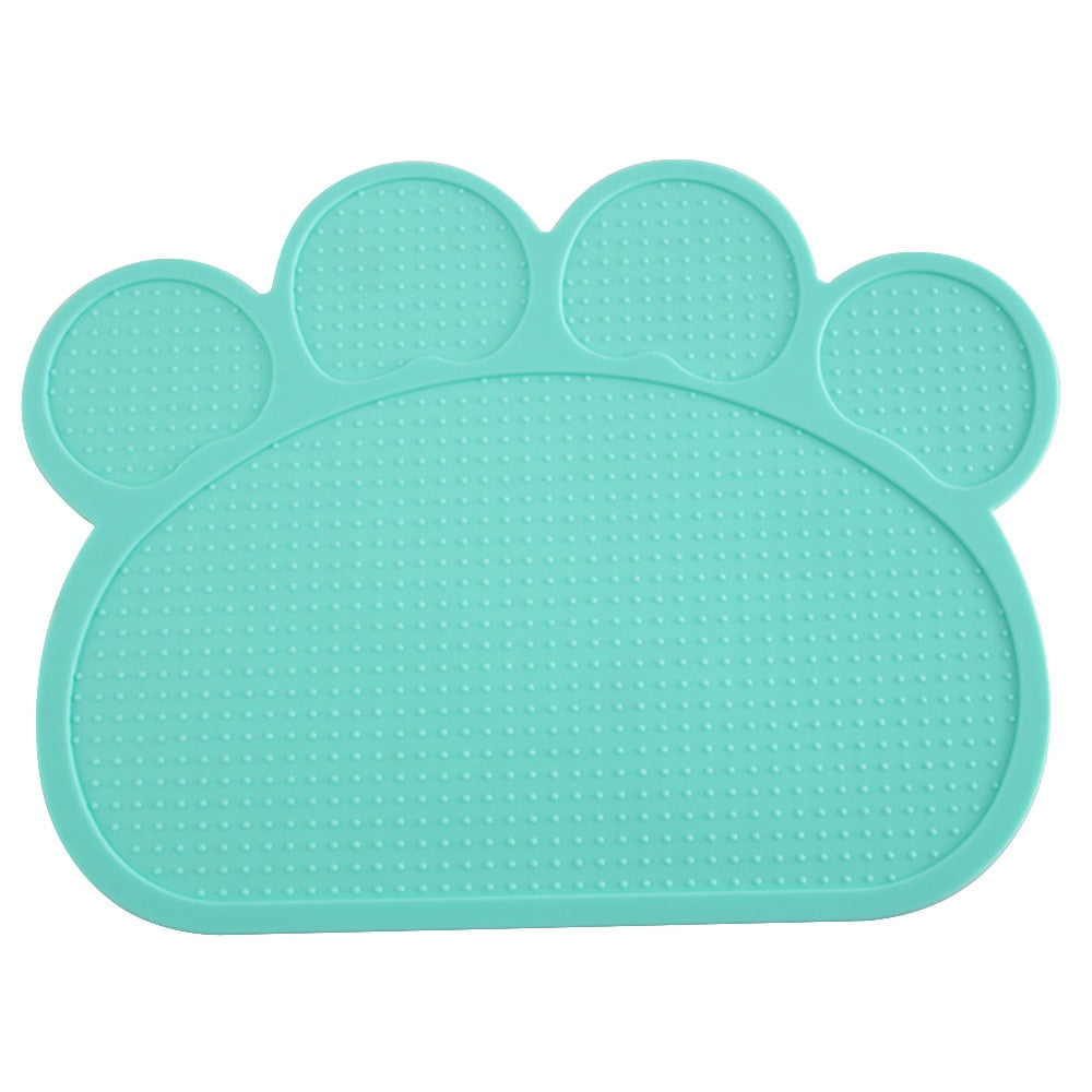 Paw Print Feeding Mat