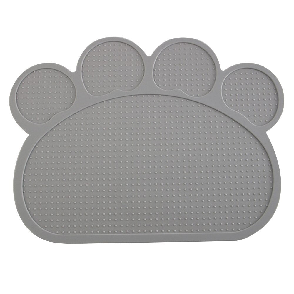 Paw Print Feeding Mat