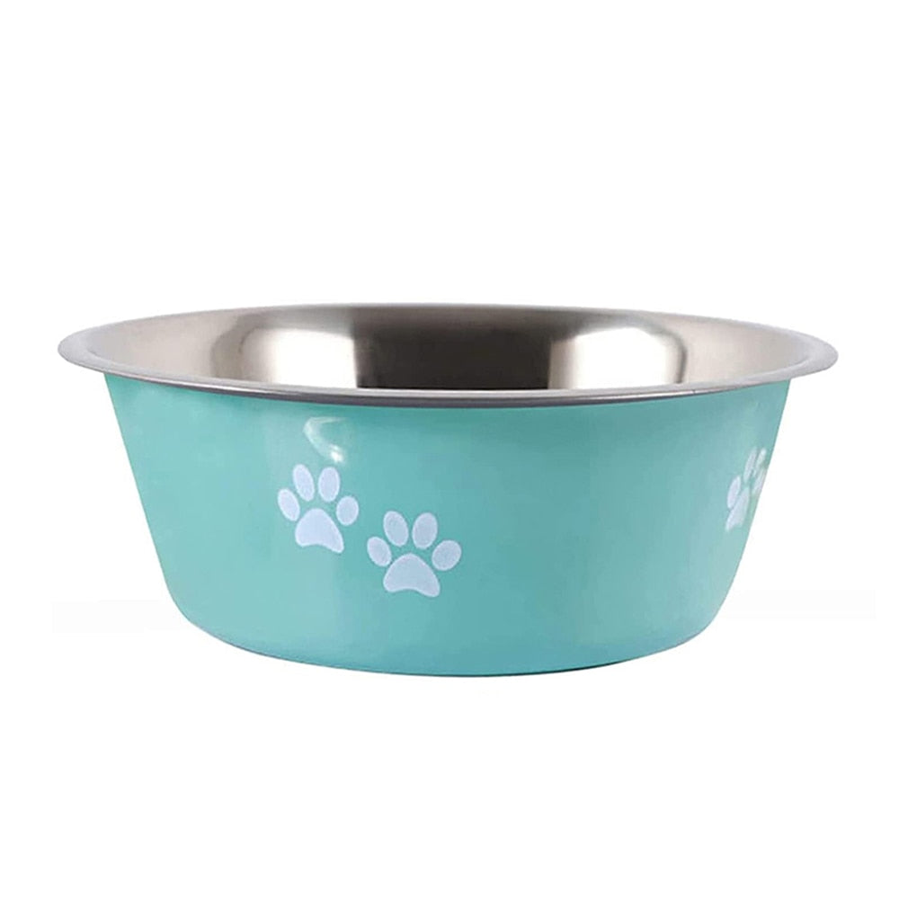 Paw Print Cool Dog Bowls