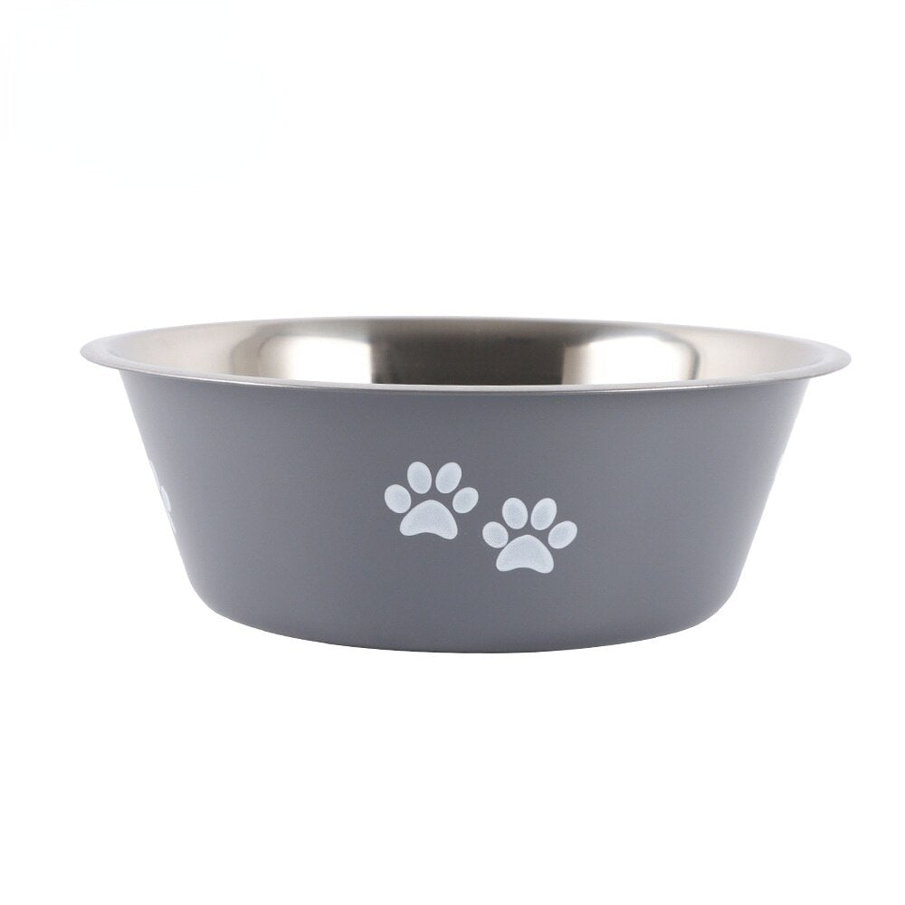 Paw Print Cool Dog Bowls