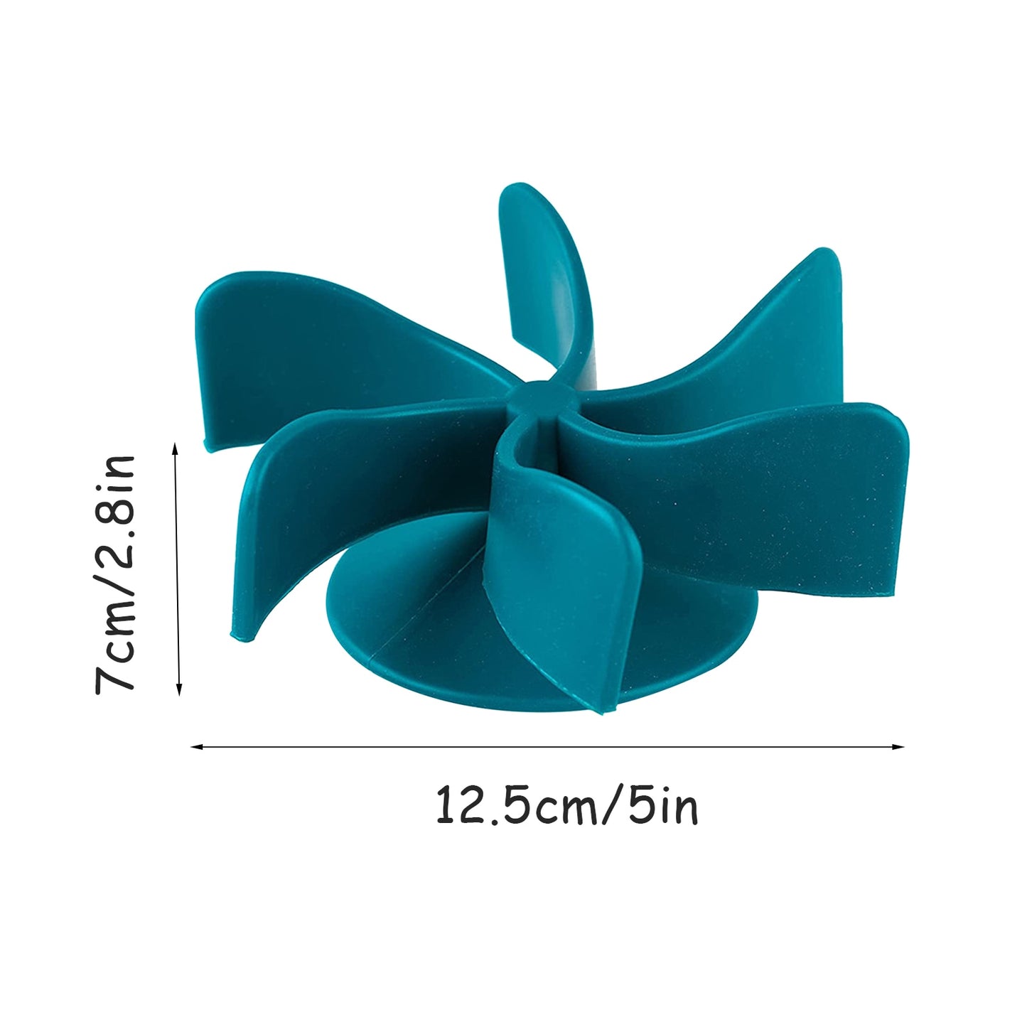 Spiral Slow Feeder Insert (Blue), 5"
