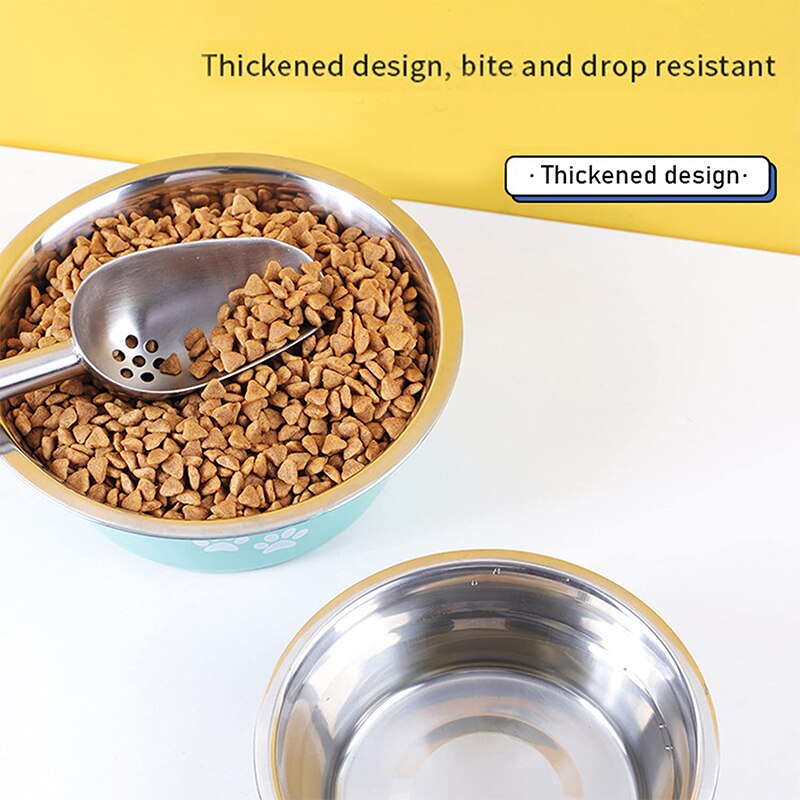 Paw Print Cool Dog Bowls