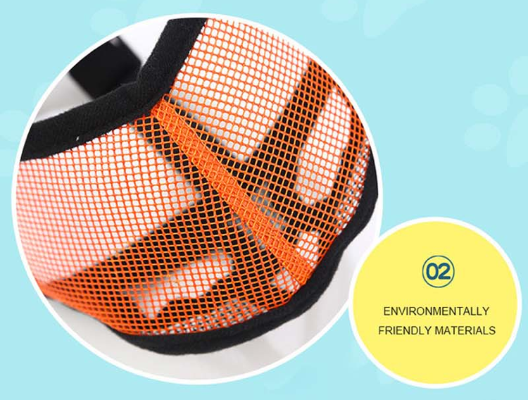 Adjustable Breathable Mesh Dog Muzzles for Short Snout Breeds
