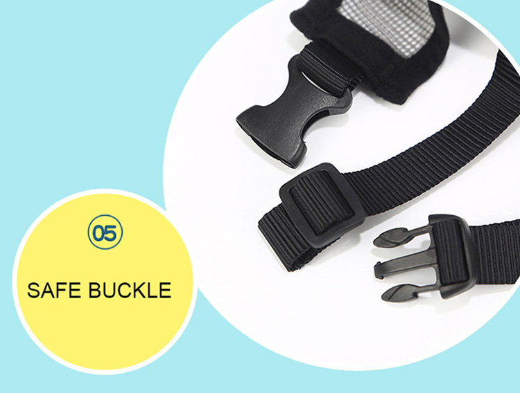 Adjustable Breathable Mesh Dog Muzzles for Short Snout Breeds