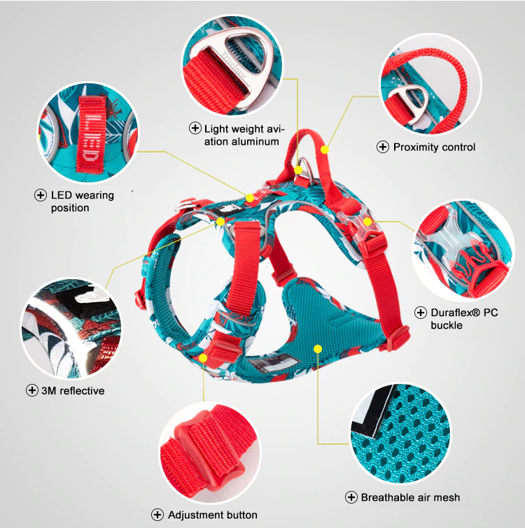 Truelove Camouflage Reflective Dog Harness(Special Edition)