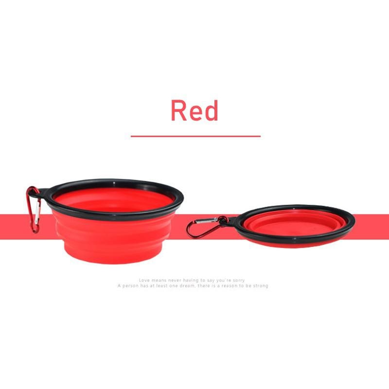 Collapsible Silicone Dog Travel Bowl, 350ml