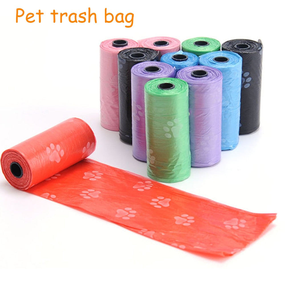 Dog Poop Bags with free bone dispenser (bag size 22cmX30cm for small to medium dogs)