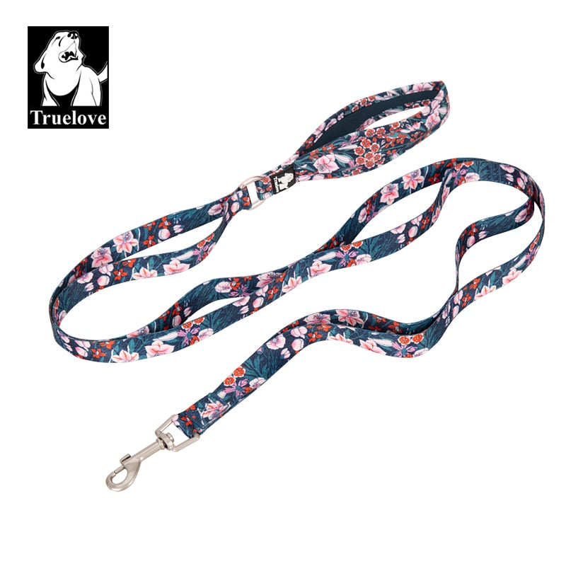 Truelove Floral Dog Leash (Multi-Loop design)