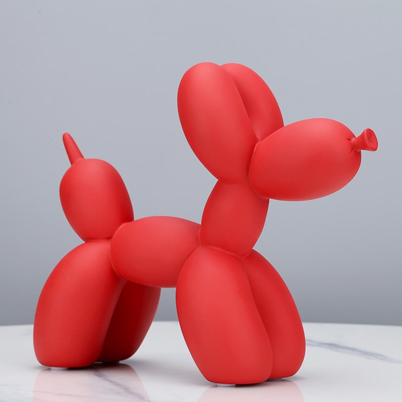 Matte Poodle Balloon Art Sculpture Holder