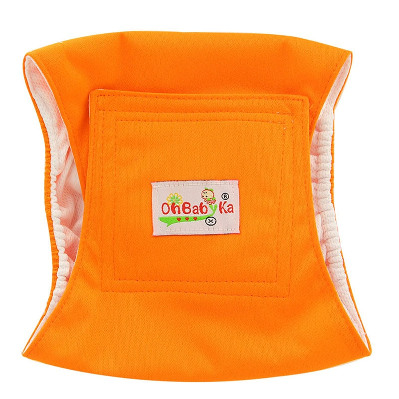 Ohbabyka Washable Reusable Male Dog Diaper