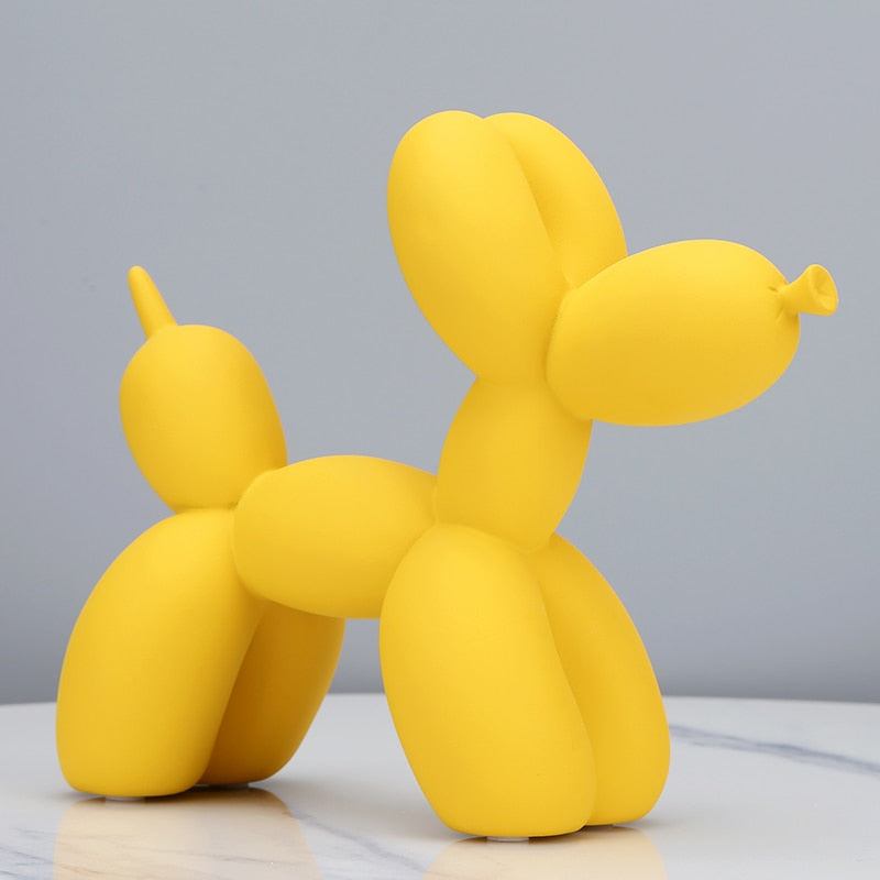 Matte Poodle Balloon Art Sculpture Holder