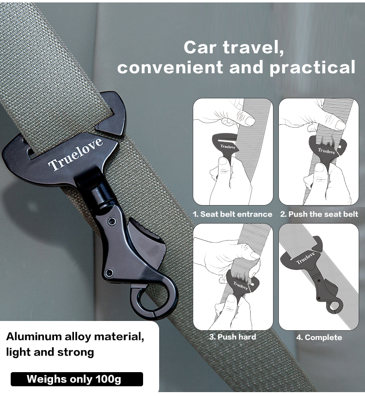 Truelove Seat Belt Safety Buckle