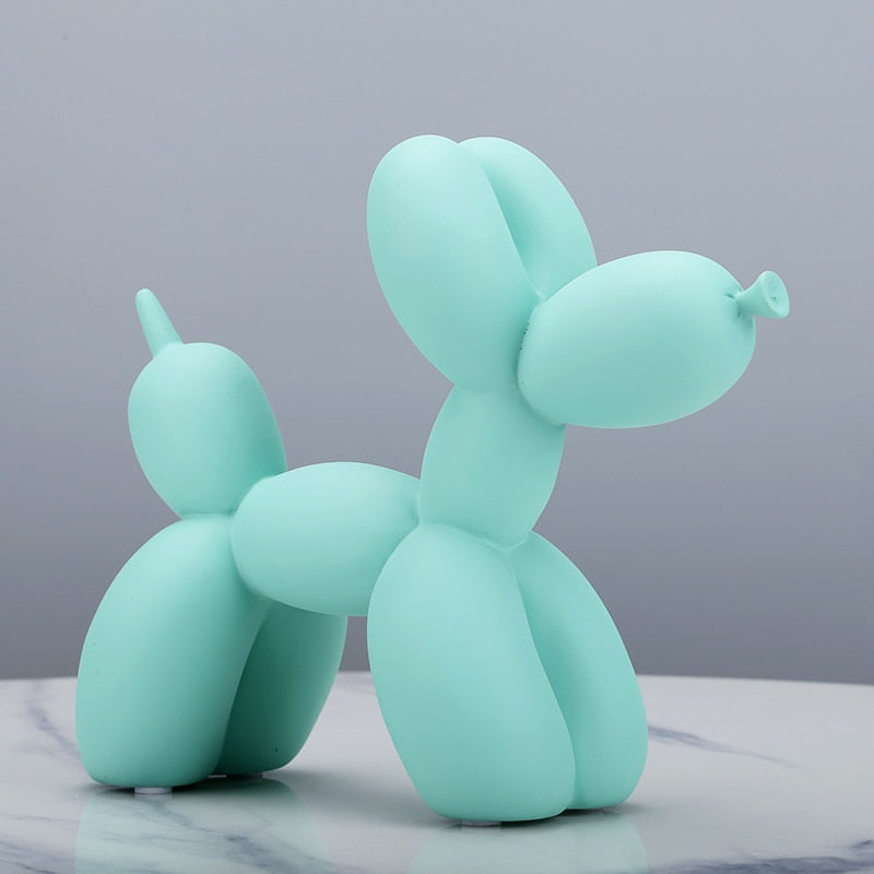 Matte Poodle Balloon Art Sculpture Holder