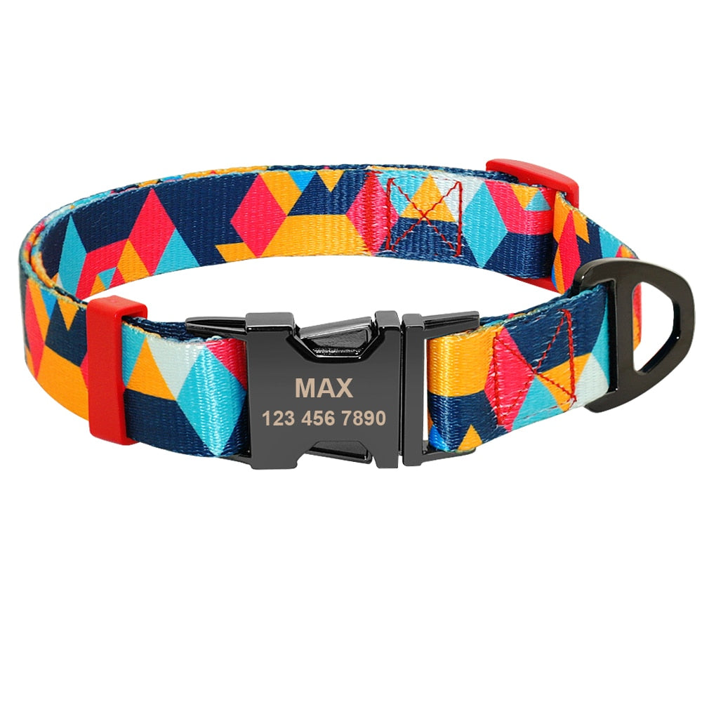 Fashion Dog Collar with free ID engraving