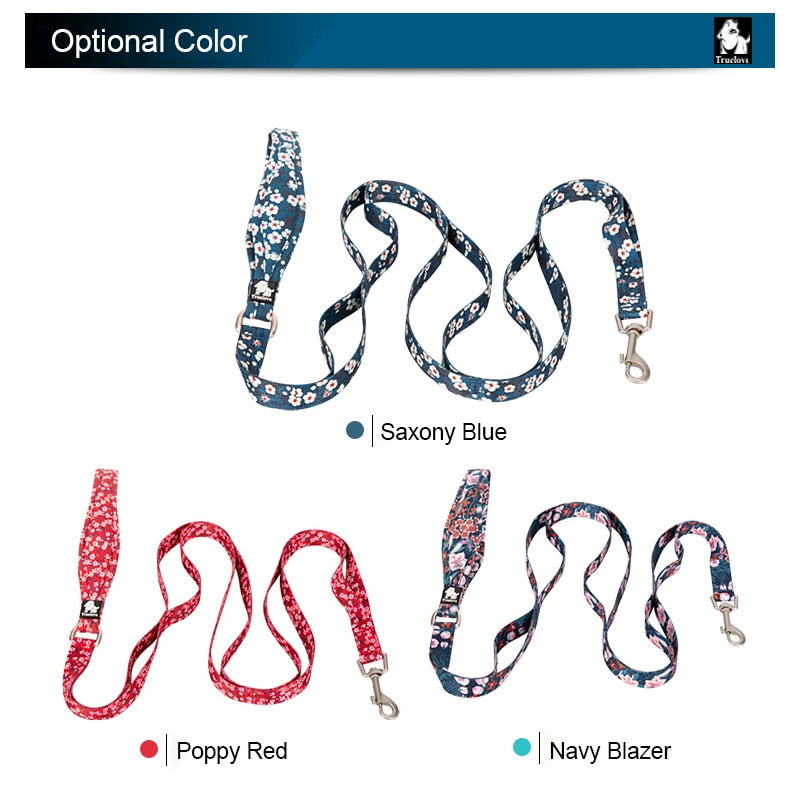 Truelove Floral Dog Leash (Multi-Loop design)