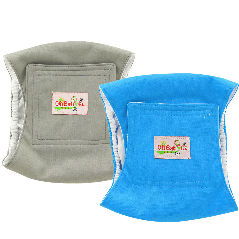 Ohbabyka Washable Reusable Male Dog Diaper