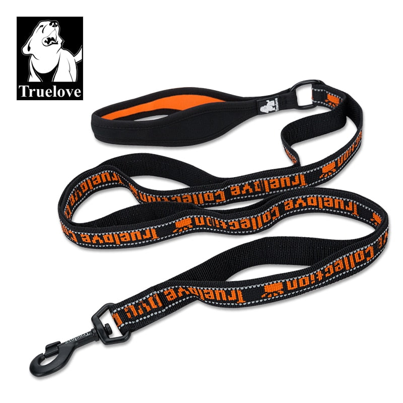 Truelove Reflective Nylon Multi-Loop Firm Grip Dog Leash