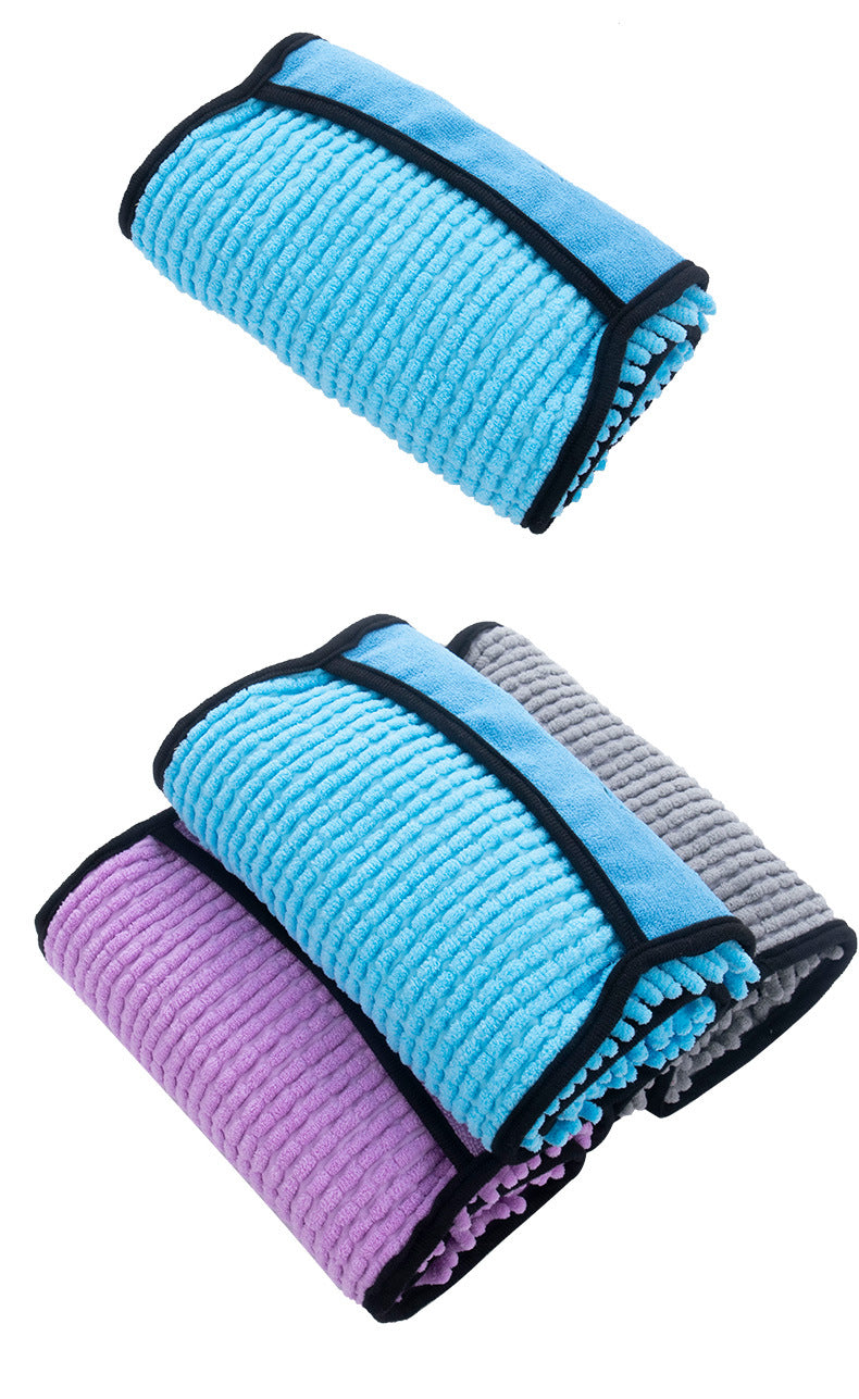 Thick Chenille Bath Towels for dogs