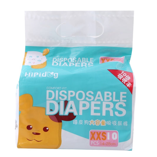 Hipidog Disposable Female Dog Diapers (10PCS/Bag)