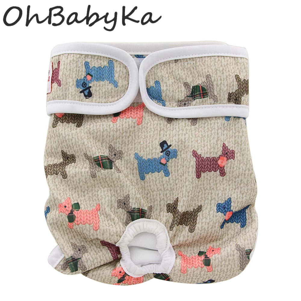 Ohbabyka Washable Female Dog Diapers