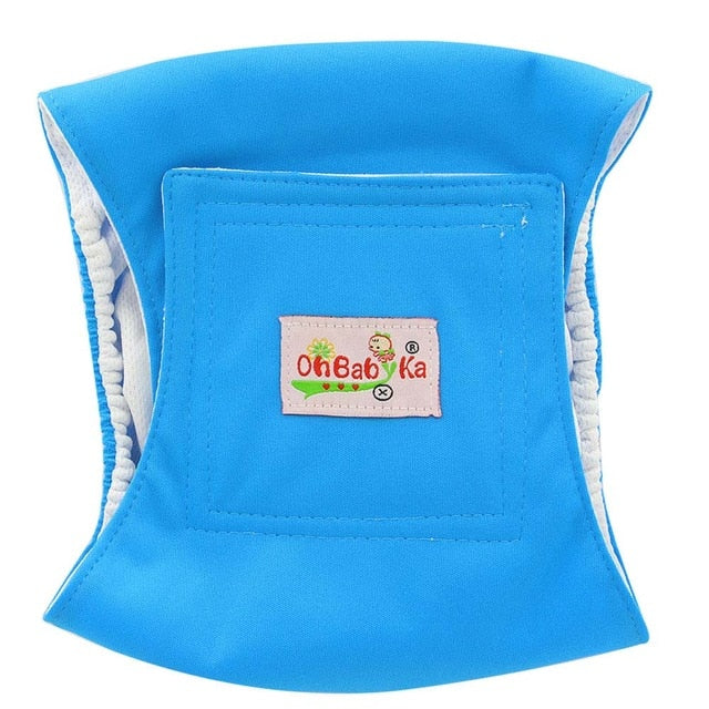 Ohbabyka Washable Reusable Male Dog Diaper