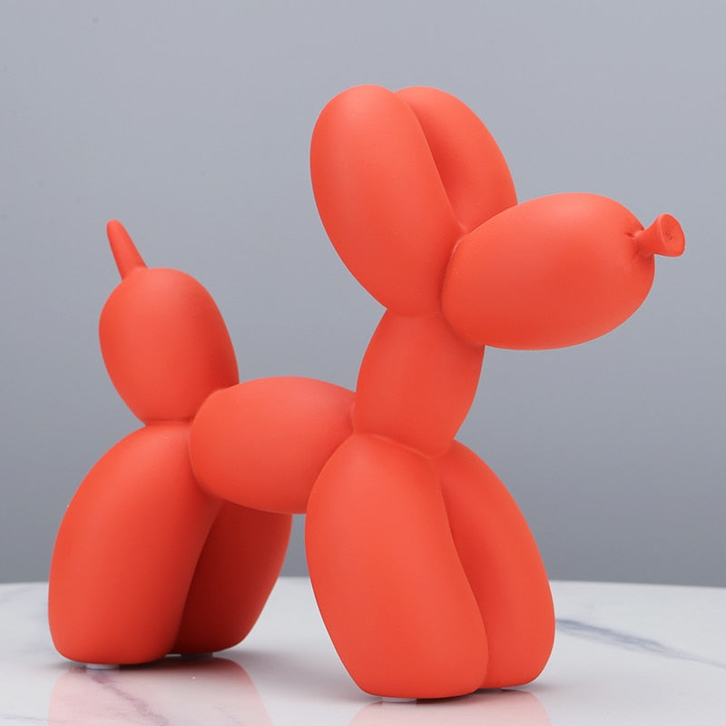 Matte Poodle Balloon Art Sculpture Holder